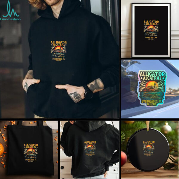 Alligator Alcatraz Everglades est 2025 graphic shirt