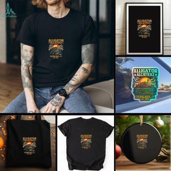 Alligator Alcatraz Everglades est 2025 graphic shirt