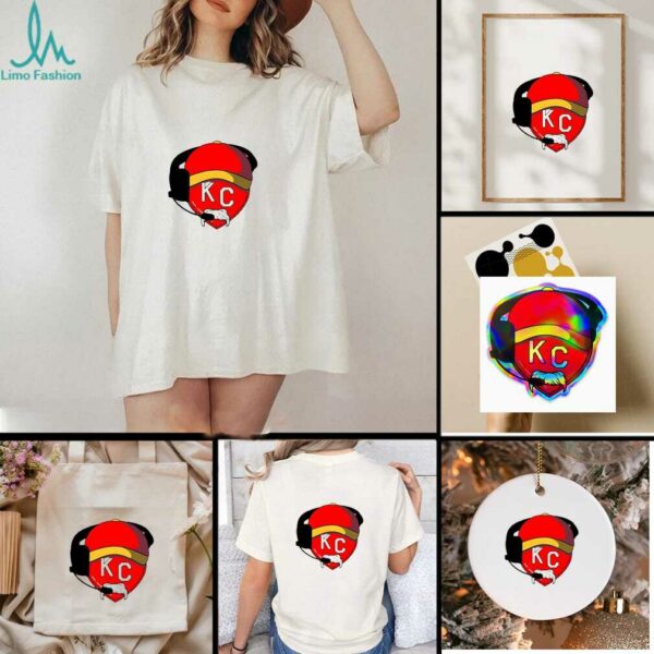 Andy Reid Kansas City Chiefs Coach Mustache Heart T shirts