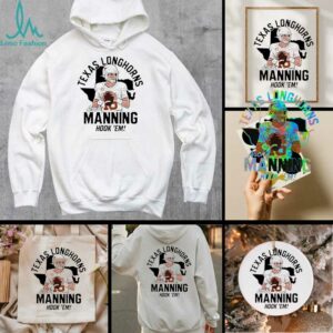 Arch Manning Texas Longhorns Hook ‘Em state shirt