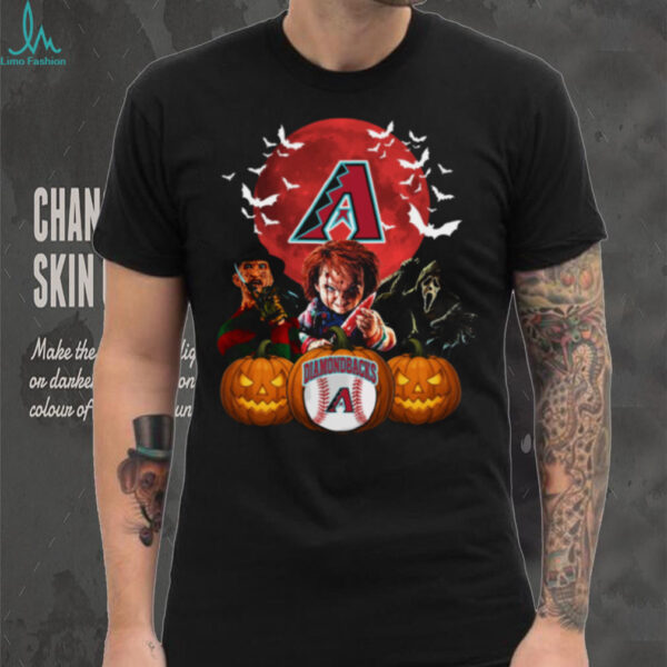 Arizona Diamondbacks Halloween Horror T Shirt