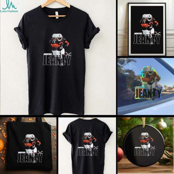 Ashton Jeanty Las Vegas Raiders player football running shirt