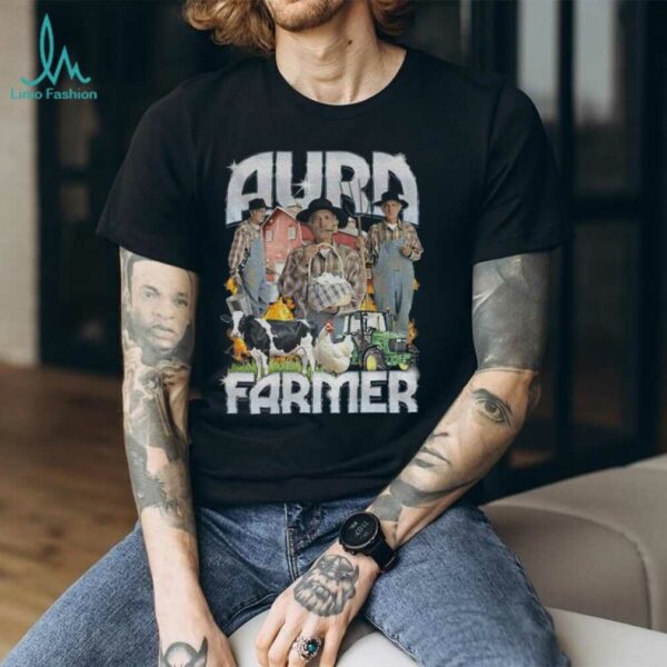 Aura farmer rap energy graphic shirt