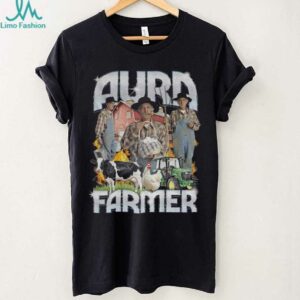 Aura farmer rap energy graphic shirt