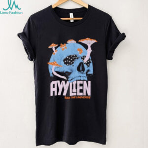 Ayylien See The Universe Skull Shirt