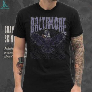 Baltimore Football Skull Vintage Shirt
