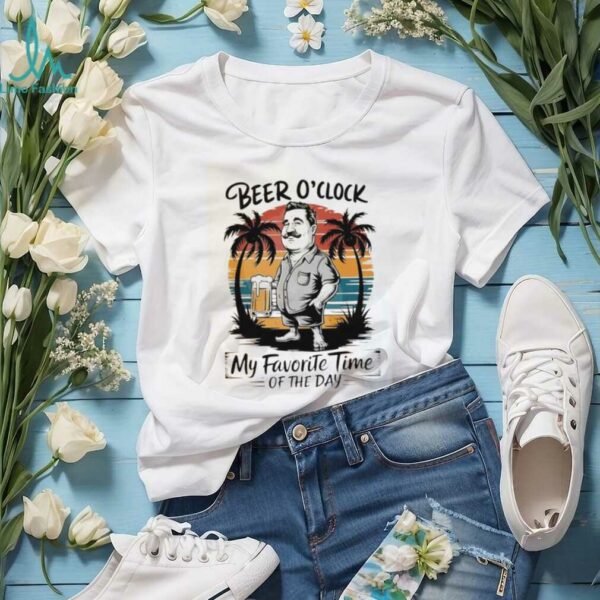 Beer O’clock my favorite time of the day vintage shirt