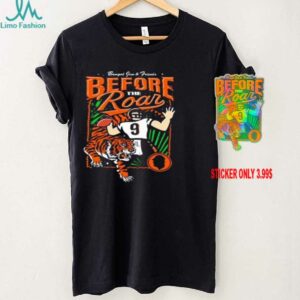 Bengal Jim and friends before the roar Joe Burrow Cincinnati Bengals shirt