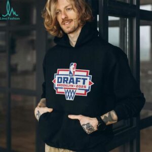 Black 2025 NBA Draft Logo T Shirt