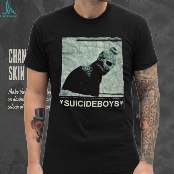 Black SUICIDEBOYS Balaclava Graphic T Shirt