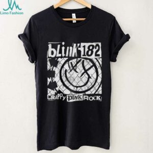 Blink 182 Crappy Punk Rock Smile Logo Tour Shirt