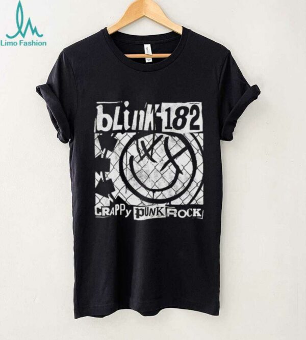 Blink 182 Crappy Punk Rock Smile Logo Tour Shirt