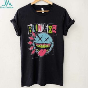 Blink 182 Green Teeth Smile Logo T Shirt