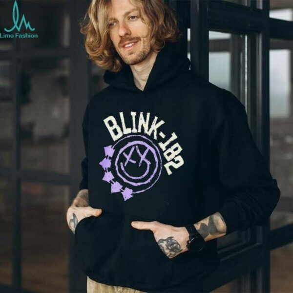 Blink 182 Purple Smile Logo T Shirt