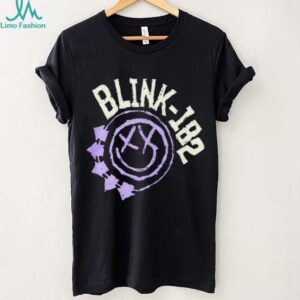Blink 182 Purple Smile Logo T Shirt