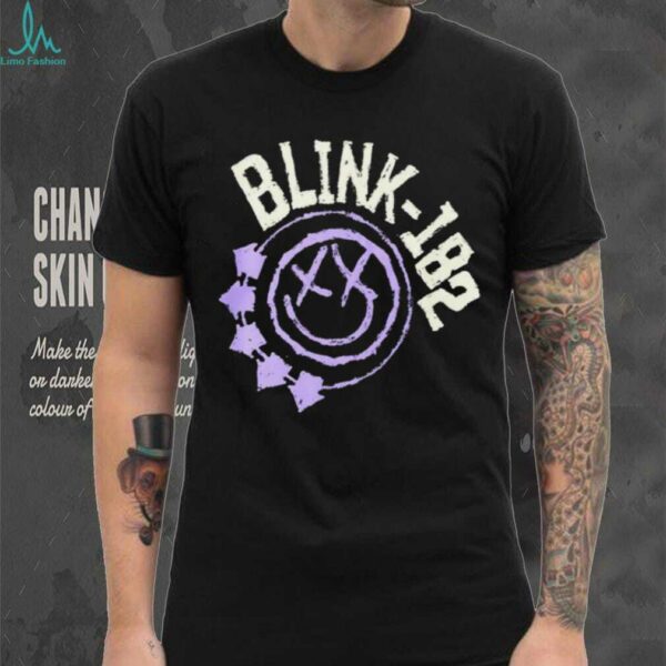 Blink 182 Purple Smile Logo T Shirt
