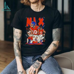 Bo Nix Cartoon Style Denver Football shirt