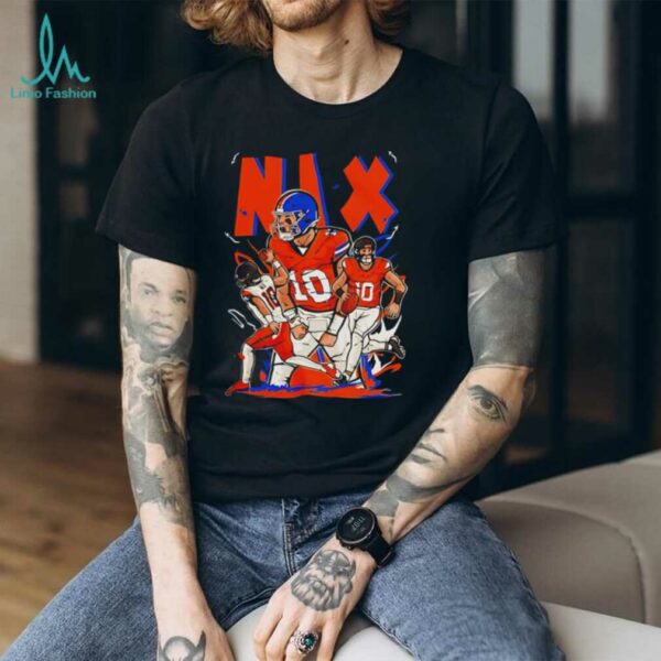 Bo Nix Cartoon Style Denver Football shirt