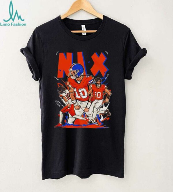 Bo Nix Cartoon Style Denver Football shirt