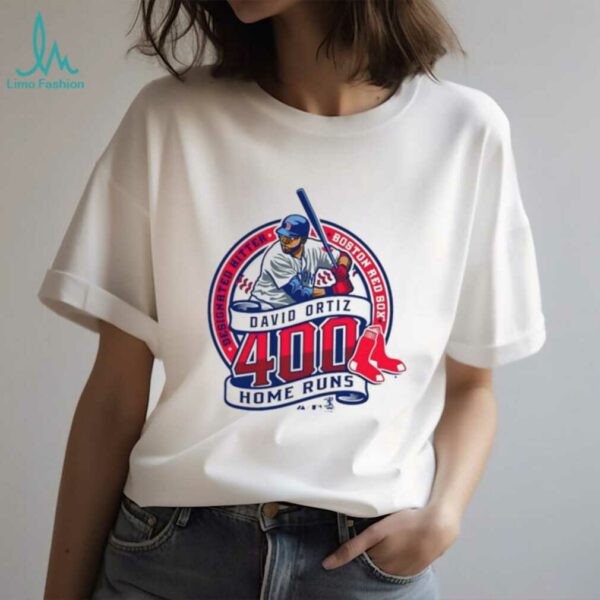 Boston Red Sox Legend David Ortiz 400 Home Runs shirt