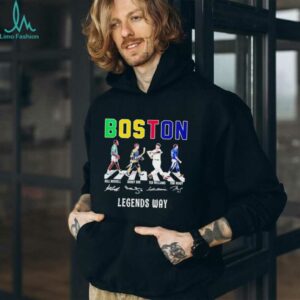 Boston sport legends way abbey road signature shirt