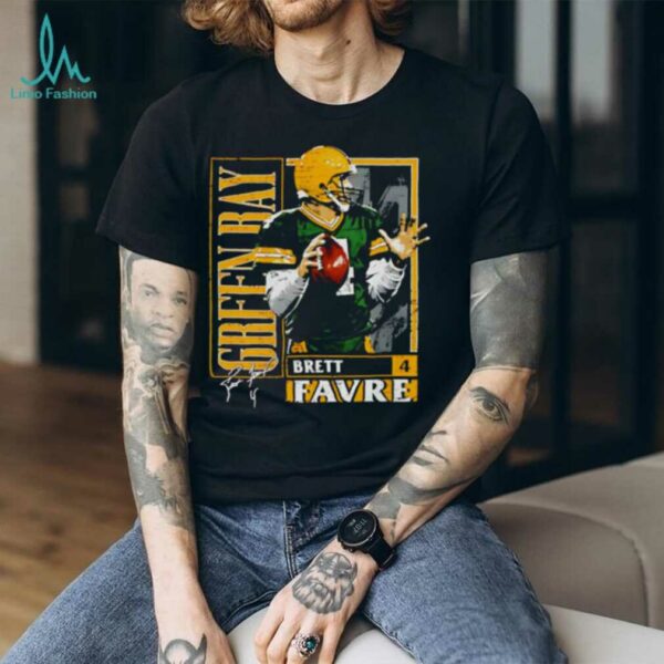 Brett Favre Green Bay card style shirt