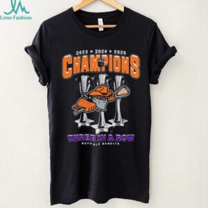 Buffalo Bandits Three In a Row NLL Championship Shirt