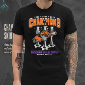 Buffalo Bandits Three In a Row NLL Championship Shirt