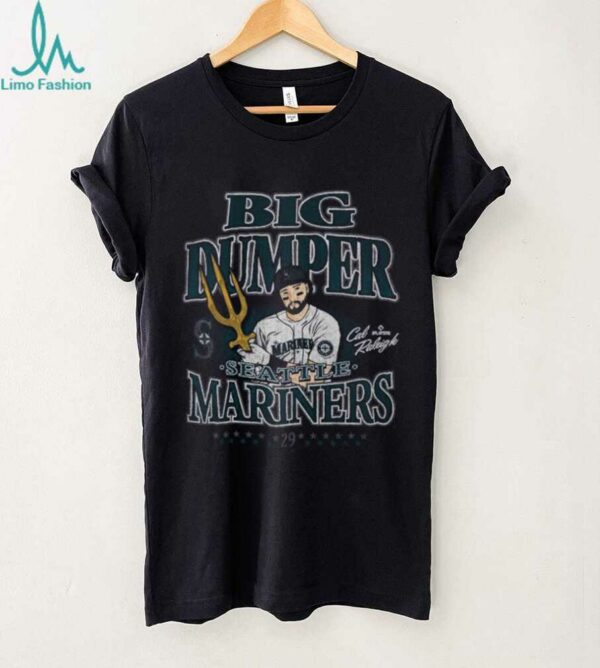 Cal Raleigh Navy Seattle Mariners Player Graphic T Shirt