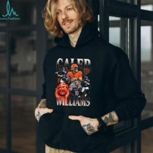 Caleb Williams Black Chicago Bears Notorious Graphic T Shirt