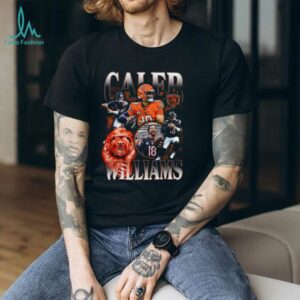 Caleb Williams Black Chicago Bears Notorious Graphic T Shirt