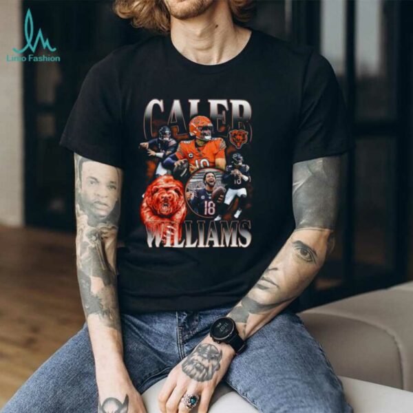 Caleb Williams Black Chicago Bears Notorious Graphic T Shirt