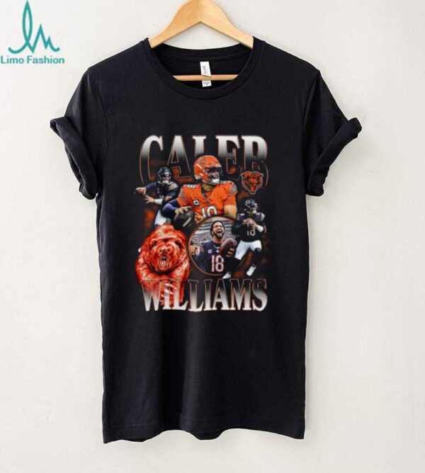 Caleb Williams Black Chicago Bears Notorious Graphic T Shirt