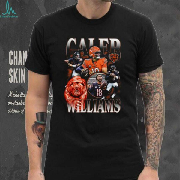 Caleb Williams Black Chicago Bears Notorious Graphic T Shirt