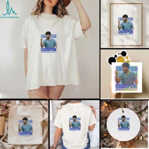 Carlos Alcaraz ATP masters champion Cincinnati open 2025 victory pose shirt