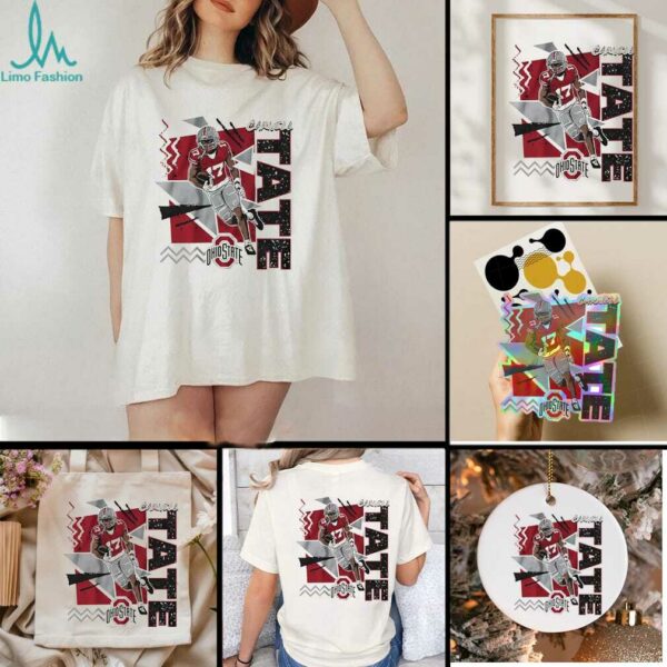 Carnell Tate Ohio State Buckeyes football 90s style shirt