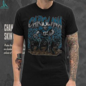Carolina Panther Football Skull Vintage Shirt