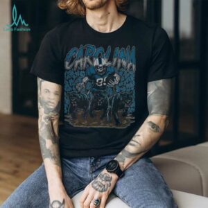 Carolina Panther Football Skull Vintage Shirt