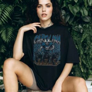 Carolina Panther Football Skull Vintage Shirt