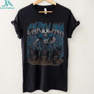 Carolina Panther Football Skull Vintage Shirt