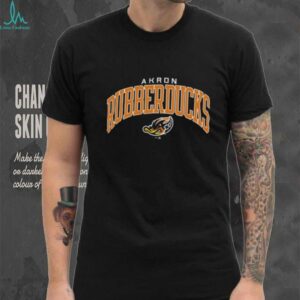 Champion Akron RubberDucks Black Jersey Short Sleeve T Shirt