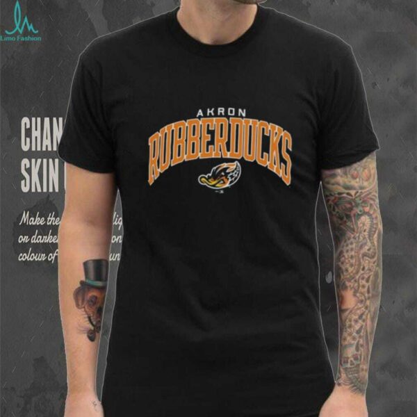 Champion Akron RubberDucks Black Jersey Short Sleeve T Shirt