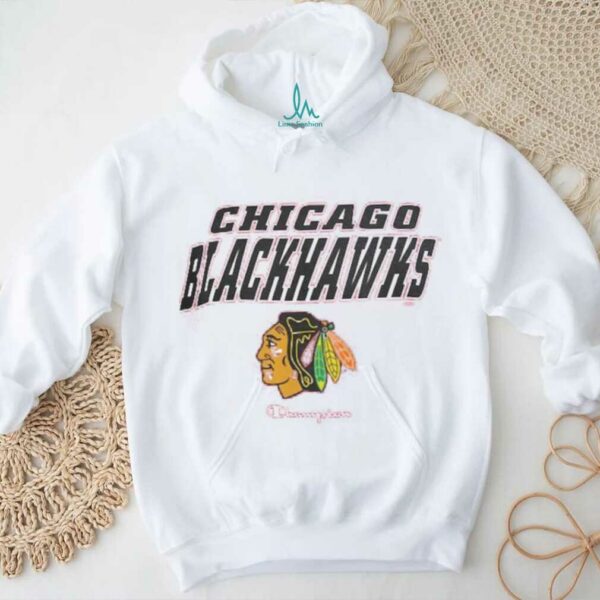 Champion Red Chicago Blackhawks T Shirt