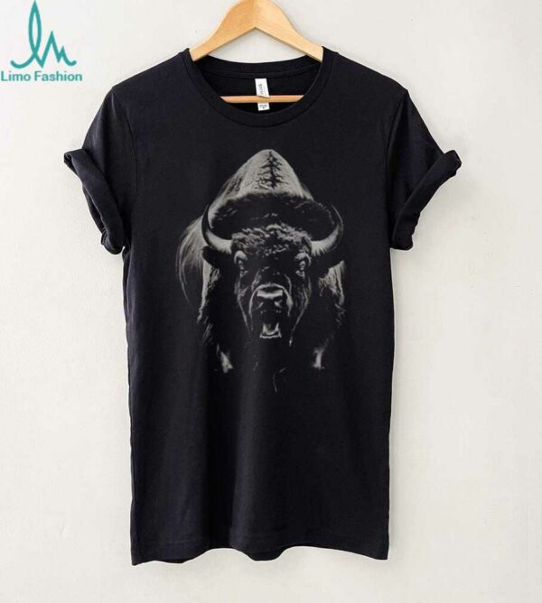 Charging Buffalo Majestic Bison Graphic shirt