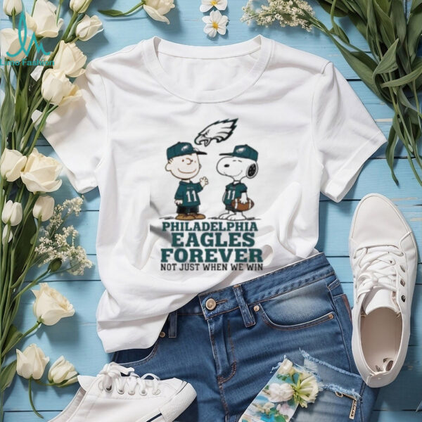 Charlie Brown Snoopy Tampa Bay Buccaneers Forever Not Just When We Win shirt