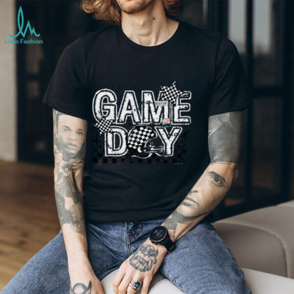 Checkered Game Day Football Trendy Shirt