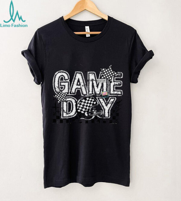 Checkered Game Day Football Trendy Shirt