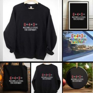Chicago Cubs 6 plus 4 plus 3 equal Mozzarella sticks for everybody shirt