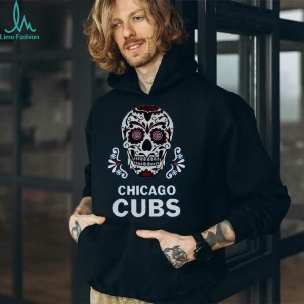Chicago Cubs Royal Sugar Skull Dia De Los Muertos T Shirt