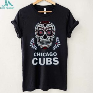 Chicago Cubs Royal Sugar Skull Dia De Los Muertos T Shirt